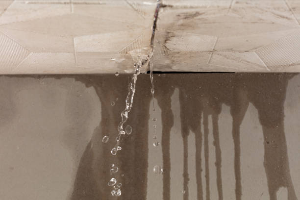 Professional Sewage Cleanup technician working in Lampasas, TX